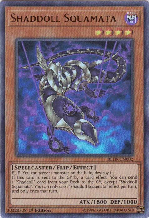 Shaddoll Squamata [BLHR-EN082] Ultra Rare - for just $1! 