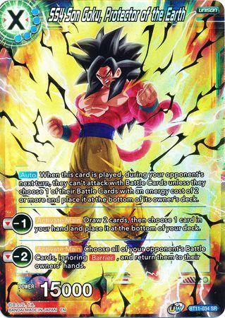 SS4 Son Goku, Protector of the Earth (BT11-034) [Vermilion Bloodline 2nd Edition] - for just $0.20! 