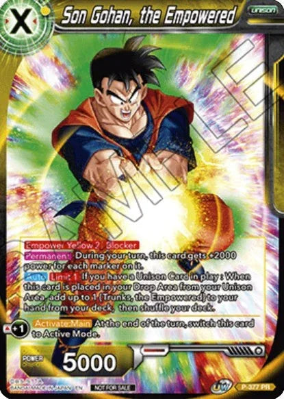 Son Gohan, the Empowered (P-377) [Promotion Cards] - for just $0.10! 