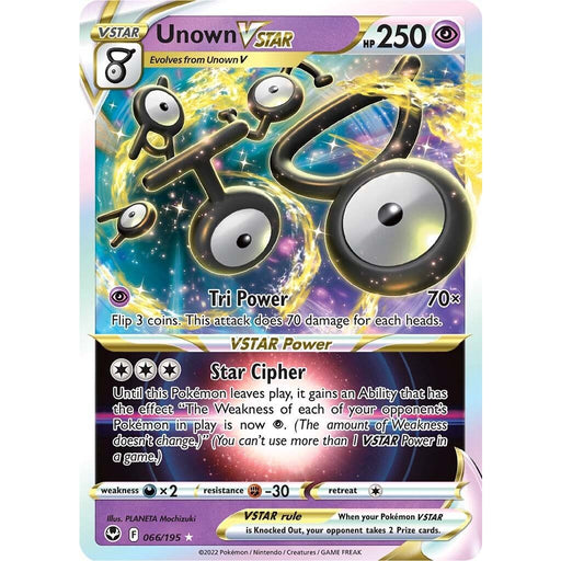 Unown VSTAR (066/195) [Sword & Shield: Silver Tempest] - Just $0.50! Shop now at Retro Gaming of Denver