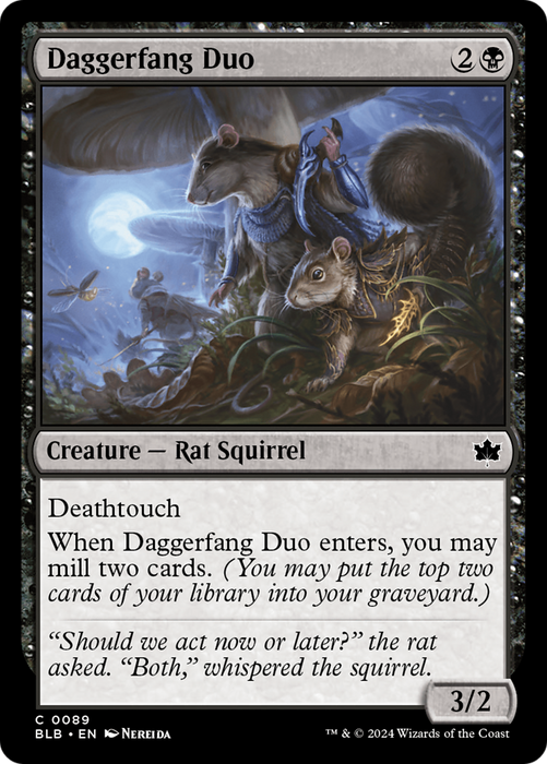 Daggerfang Duo (BLB-089) - Bloomburrow - for just $0.02! 