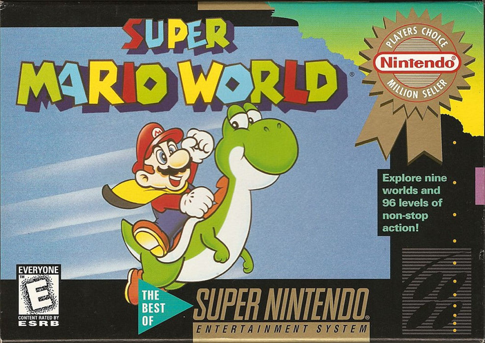 Super Mario World [Player's Choice] – Super Nintendo Entertainment System (SNES) - for just $24.99! 