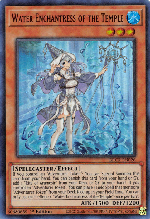 Water Enchantress of the Temple [GRCR-EN026] Ultra Rare - for just $0.35! 