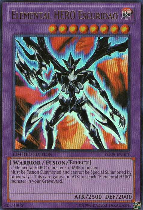 Elemental HERO Escuridao [YG09-EN001] Ultra Rare - for just $2.95! 