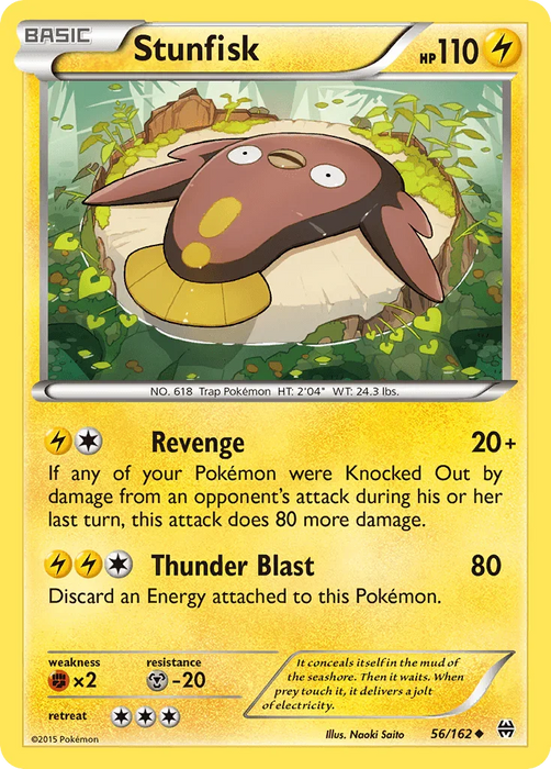 Stunfisk (56/162) [XY: BREAKthrough] - for just $0.10! 