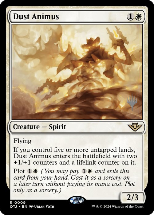 Dust Animus (PPOTJ-009) - Outlaws of Thunder Junction Promos - for just $0.12! 