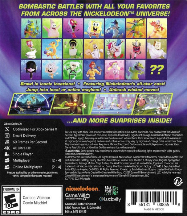 Nickelodeon All Star Brawl – Xbox Series X (XSX) - for just $15.99! 