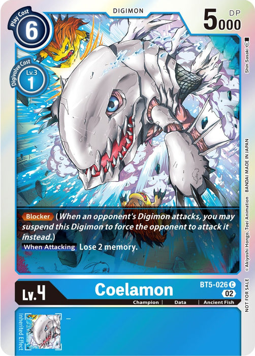 Coelamon [BT5-026] (Official Tournament Pack Vol. 7) [Battle of Omni Promos] - Just $0.09! Shop now at Retro Gaming of Denver