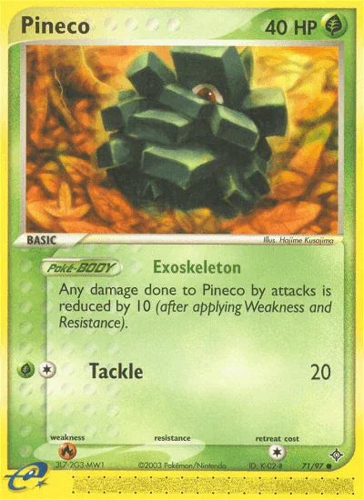 Pineco (71/97) [EX: Dragon] - for just $0.30! 