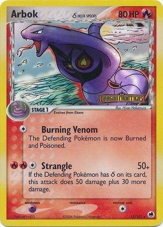 Arbok (13/101) (Delta Species) (Stamped) [EX: Dragon Frontiers] - for just $20.60! 