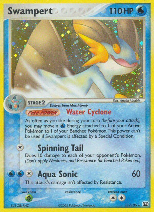Swampert (11/106) (Theme Deck Exclusive) [EX: Emerald] - for just $10.45! 