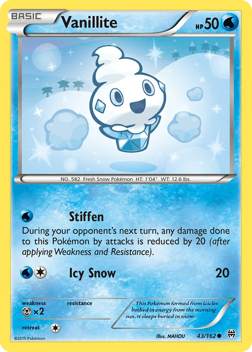 Vanillite (43/162) [XY: BREAKthrough] - for just $0.10! 