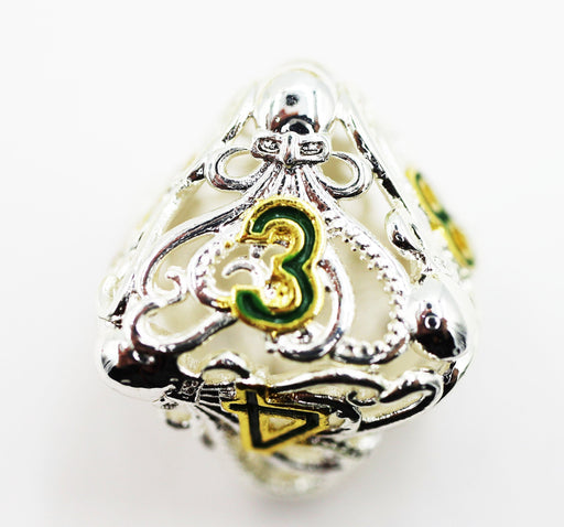 Mind Eater: Celestial - Hollow Metal RPG Dice Set - for just $69.99! 