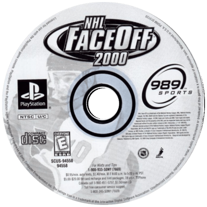 NHL FaceOff 2000 – PlayStation 1 (PS1) - for just $6.99! 
