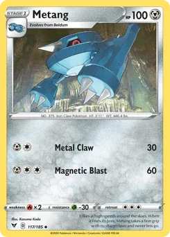 Metang (117/185) [Sword & Shield: Vivid Voltage] - for just $0.10! 