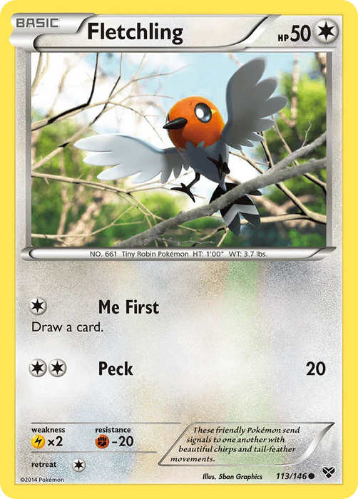 Fletchling (113/146) [XY: Base Set] - for just $0.10! 