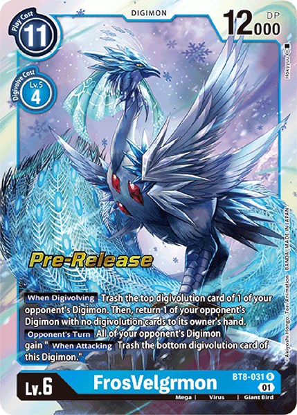 FrosVelgrmon [BT8-031] [New Awakening Pre-Release Cards] - Just $0.09! Shop now at Retro Gaming of Denver