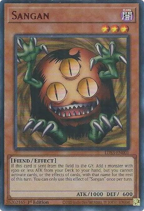 Sangan (Red) [LDS3-EN001] Ultra Rare - for just $0.25! 