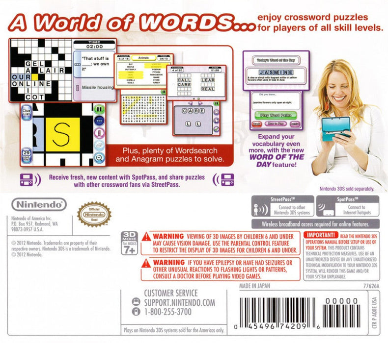 Crosswords Plus – Nintendo 3DS (3DS) - for just $7.99! 