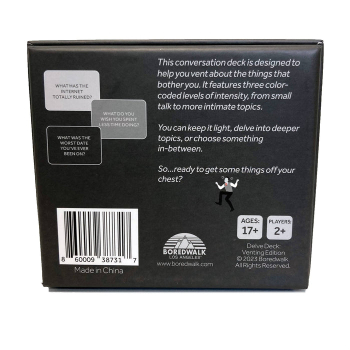 Delve Deck Conversation Cards - Venting Edition - for just $27.99! 