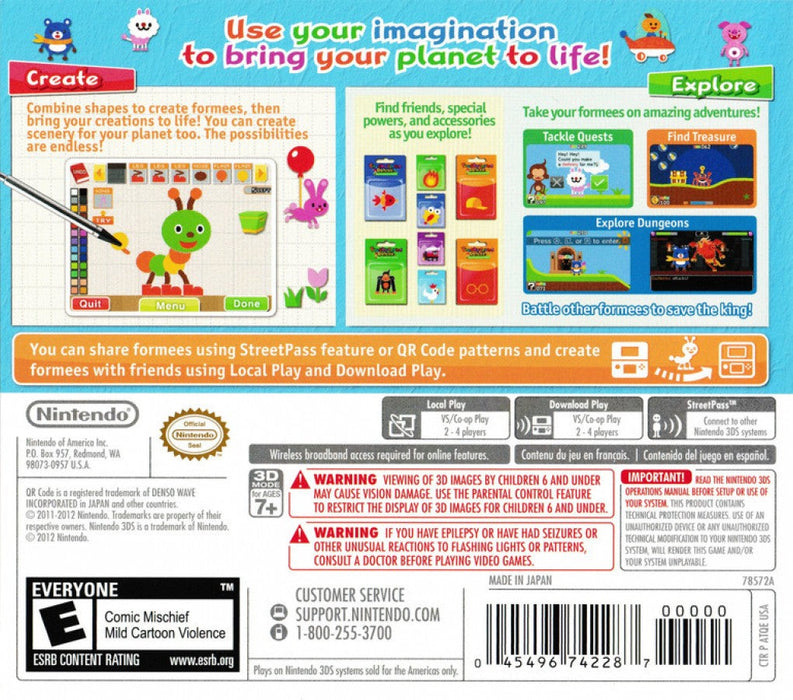 Freakyforms: Deluxe Your Creations Alive – Nintendo 3DS (3DS) - for just $20.99! 