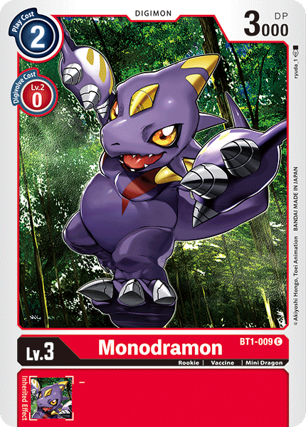 Monodramon [BT1-009] [Release Special Booster Ver.1.0] - Just $0.09! Shop now at Retro Gaming of Denver