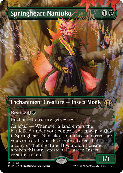 Springheart Nantuko (Borderless) (MH3-341) - Modern Horizons 3 (Borderless) - for just $2.46! 