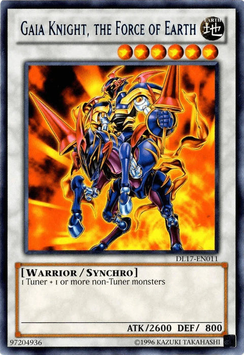 Gaia Knight, the Force of Earth (Blue) [DL17-EN011] Rare - for just $4! 