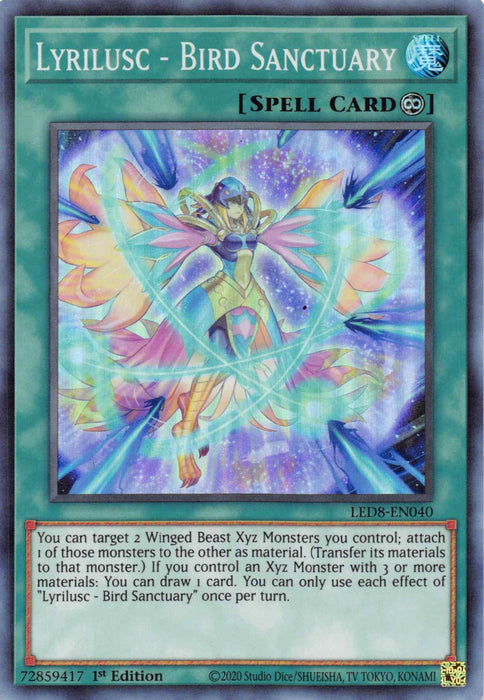 Lyrilusc - Bird Sanctuary [LED8-EN040] Super Rare - for just $0.15! 