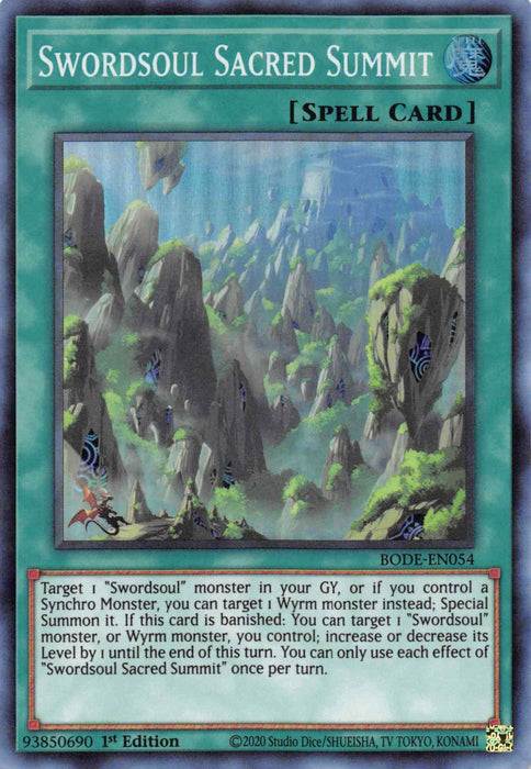 Swordsoul Sacred Summit [BODE-EN054] Super Rare - for just $0.10! 