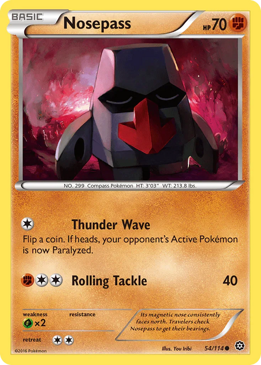 Nosepass (54/114) [XY: Steam Siege] - for just $0.10! 