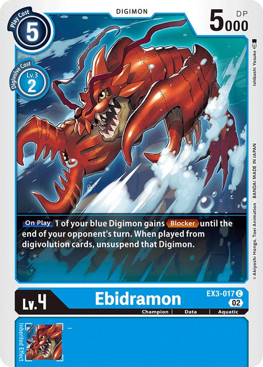 Ebidramon [EX3-017] [Draconic Roar] - Just $0.09! Shop now at Retro Gaming of Denver