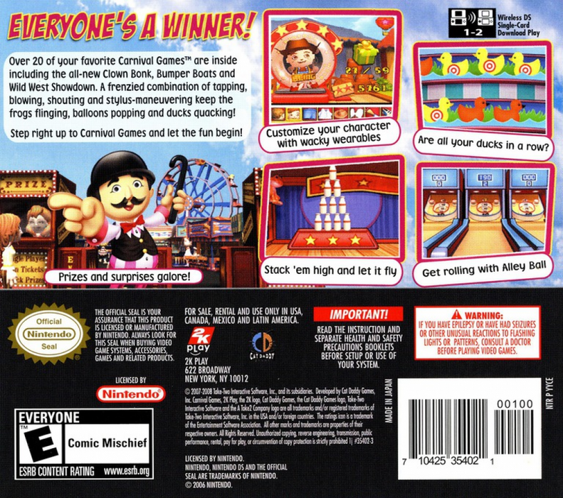 Carnival Games – Nintendo DS (DS) - for just $0! 