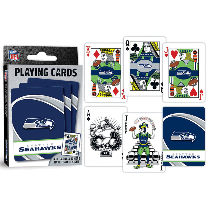 Seattle Seahawks Playing Cards - 54 Card Deck - Just $6.99! Shop now at Retro Gaming of Denver