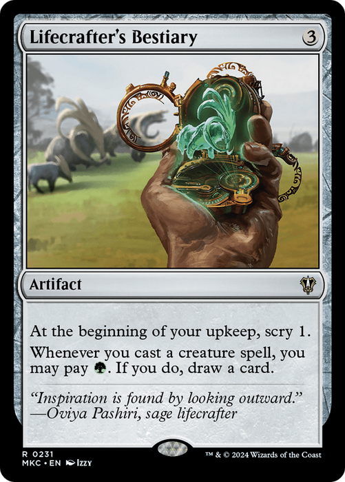 Lifecrafter's Bestiary (MKC-231) - Murders at Karlov Manor Commander - for just $0.20! 
