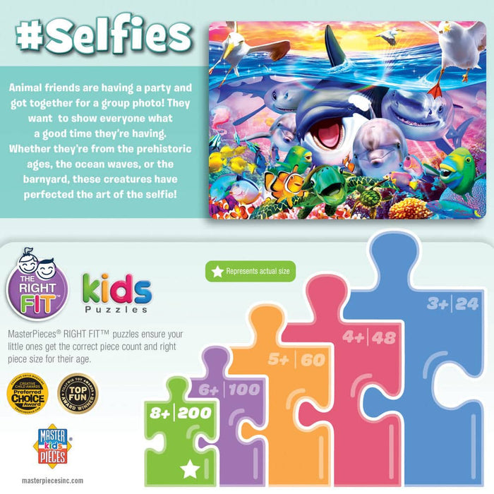 Selfies - Wild Waves 200 Piece Jigsaw Puzzle - for just $12.99! 