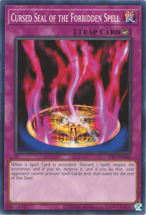 Cursed Seal of the Forbidden Spell (25th Anniversary) [IOC-EN049] Common - for just $0.10! 