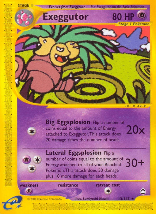 Exeggutor (13/147) [Aquapolis] - for just $11.40! 