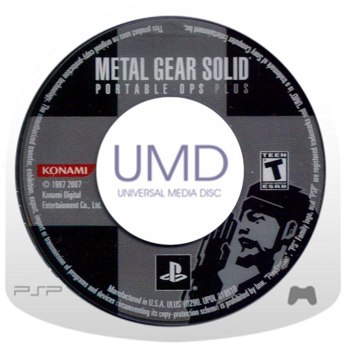 Metal Gear Solid: Portable Ops Plus – PlayStation Portable (PSP) - for just $18.99! 