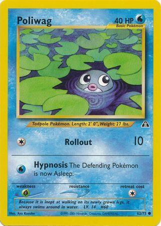 Poliwag (62/75) [Neo Discovery Unlimited] - for just $0.50! 