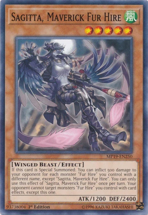 Sagitta, Maverick Fur Hire [MP19-EN250] Common - for just $0.20! 