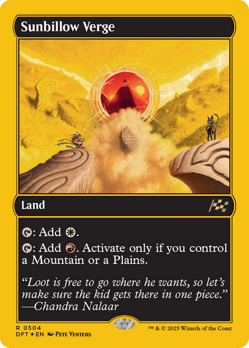 Sunbillow Verge (DFT-504) - Aetherdrift Foil - for just $5.90! 