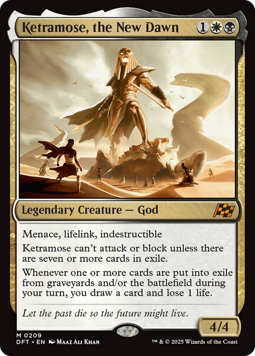 Ketramose, the New Dawn (DFT-209) - Aetherdrift - for just $1.30! 