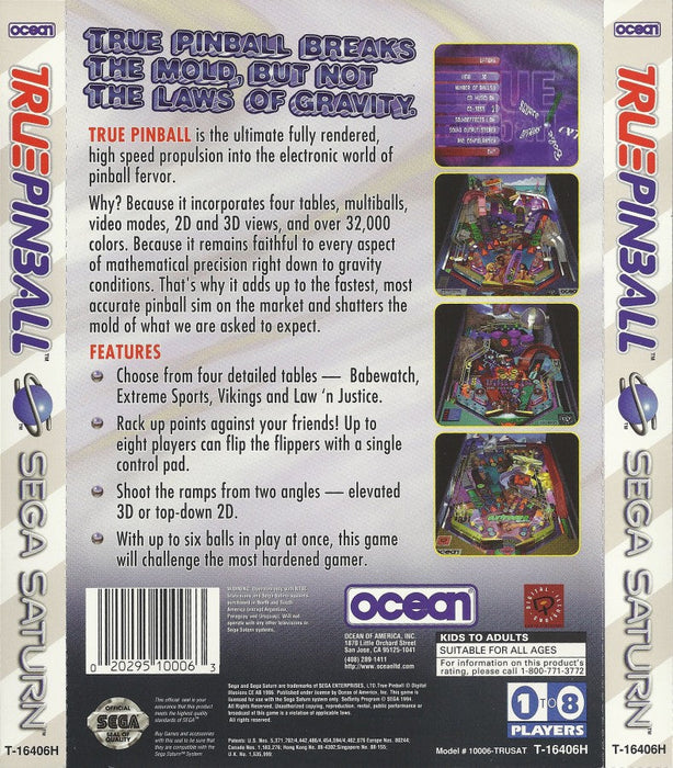 True Pinball – Sega Saturn (SS)