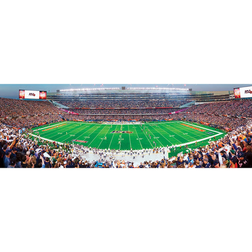 Chicago Bears - 1000 Piece Panoramic Jigsaw Puzzle - Center View - Just $19.99! Shop now at Retro Gaming of Denver