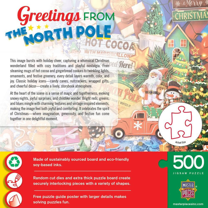 Greetings From The North Pole - 500 Piece Jigsaw Puzzle - for just $14.99! 