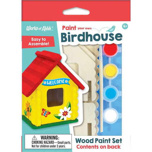 Birdhouse Wood Craft & Paint Kit - for just $7.99! 