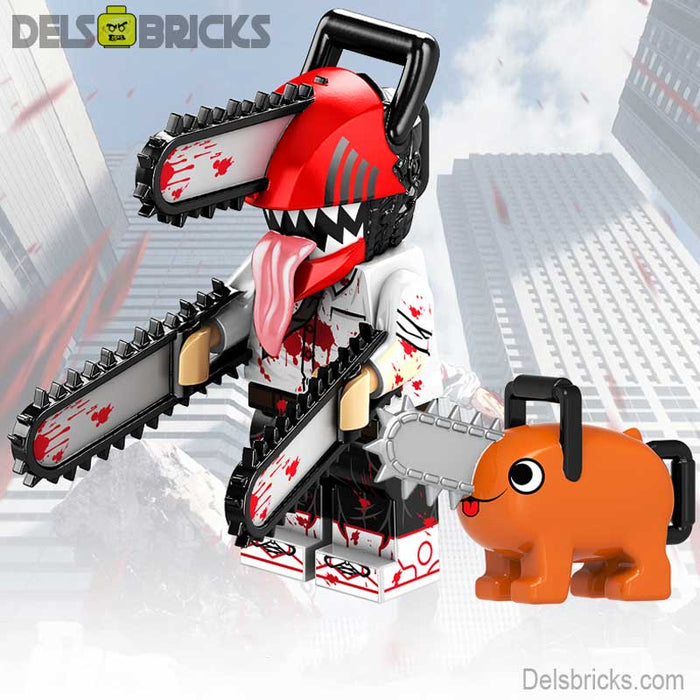 Chainsaw Man Denji & Pochita NEW Lego Minifigures Custom Toys (Lego-Compatible Minifigures) - Just $4.50! Shop now at Retro Gaming of Denver