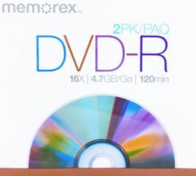 [FG-MEM2DVDR] Memorex 16X DVD-R 4.7Gb 120min, 2PK - for just $7.95! 