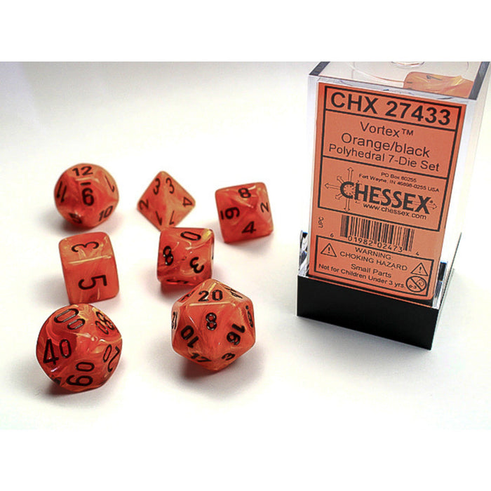 CHESSEX: POLYHEDRAL Vortex DICE SETS - for just $11.98! 